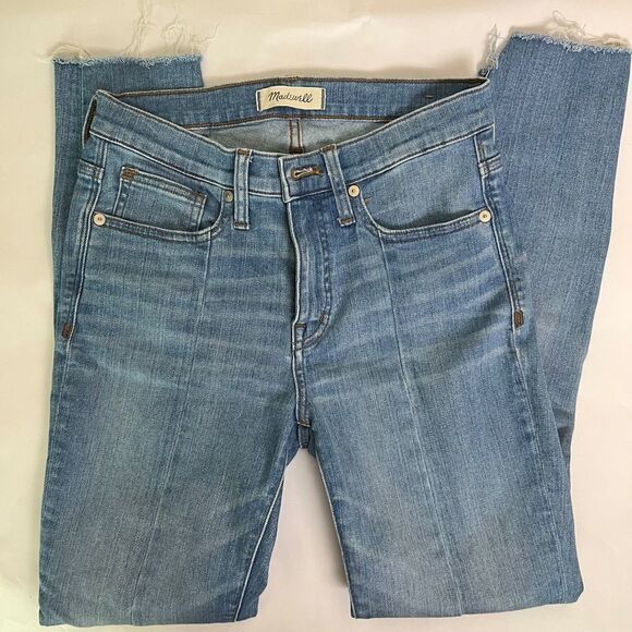 MADEWELL 9" High-Rise Skinny Jeans: Seamed Step-Hem Edition Style H5779 Size 26 - Picture 8 of 13